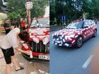 'Thánh chửi' Dương Minh Tuyền bị chửi sấp mặt vì dán băng vệ sinh kín ô tô rồi cho xe chạy khắp phố