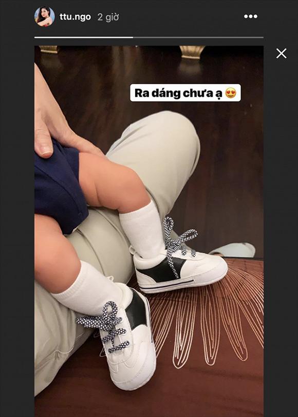 Á hậu Ngô Thanh Thanh Tú bất ngờ hé lộ quý tử đầu lòng sau hơn một tháng ở cữ-2