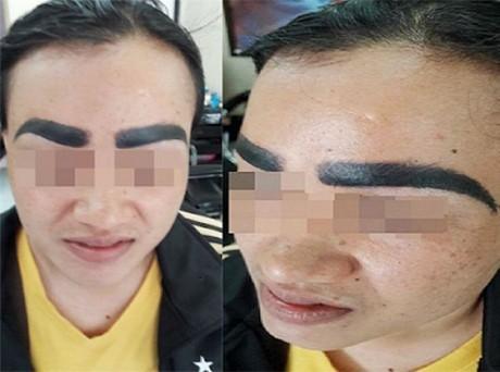 Thảm họa phun xăm lông mày sâu róm khiến dân mạng cười chảy nước mắt-3