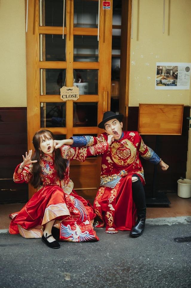 Tiếp tục khoe ảnh cưới mặn mòi, Mai Quỳnh Anh bị ông xã Cris Phan đá đểu: Chả hiểu con vợ hay con voi-3