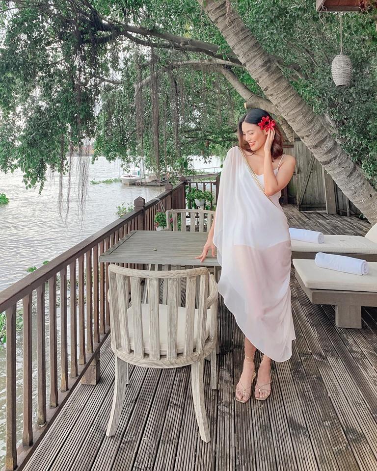 Mang thai 6 tháng mà vòng 2 vẫn mỏng như lá, siêu mẫu Lan Khuê thông báo: Bắt đầu béo lên rồi-2