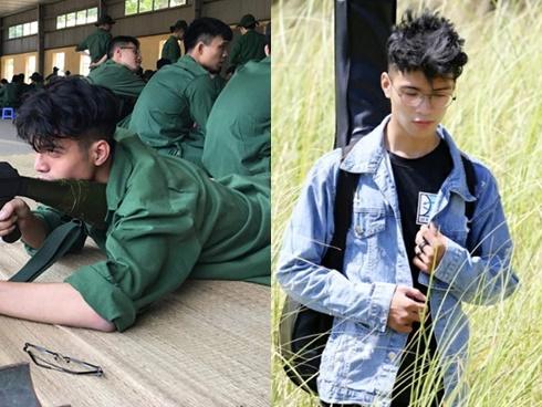 Đôi bạn 2K học IT được truy tìm sau bức ảnh tập quân sự