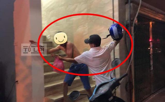 Trớ trêu: Thanh niên đến nhà nghỉ ship đồ ăn, phát hiện người yêu đang cặp bồ với chính khách nhận hàng-1