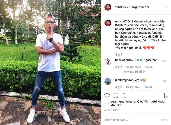 Hồng Duy đăng ảnh lầy lội, trấn an fan sau chấn thương-1