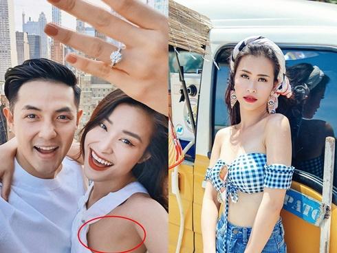 Đăng hình đính hôn tình tứ, Đông Nhi khiến cộng đồng mạng chú ý bởi chi tiết lạ