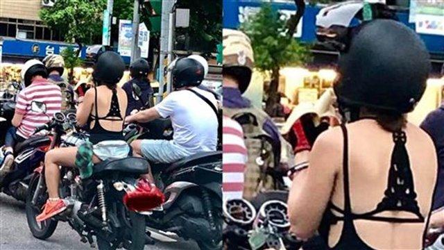 Phơi cả nội y nơi công cộng, thiếu nữ trẻ khiến dân mạng ngán ngẩm với kiểu thời trang khoét xẻ tùm lum-1