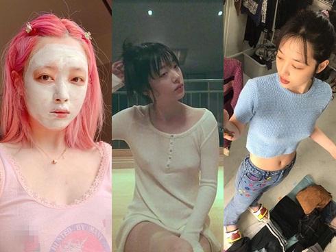 'Công chúa' Sulli và vô số lần thả rông ngực, tạo dáng phản cảm gây nhức mắt