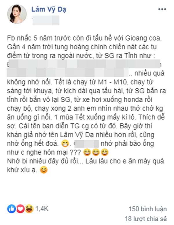 Sau 4 năm vụt sáng, Lâm Vỹ Dạ cảm kích Trường Giang vì đã cho mình ngày hôm nay-2