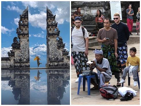 Vạch trần chiêu dựng cảnh bóng nước tại ngôi đền nổi tiếng Bali
