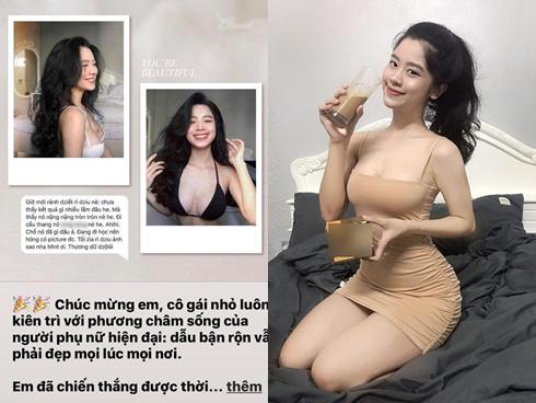 Hotgirl Hàn Hằng PR dịch vụ nâng ngực dù khẳng định chưa đụng dao kéo