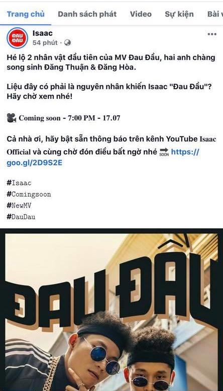 Isaac tung poster MV với tạo hình na ná Binz, fan hoang mang hỏi nhau nam thần lặn đâu mất rồi?-3