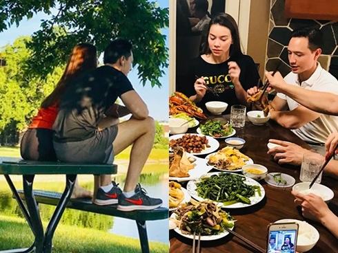 Ngồi lên bàn lại còn đặt chân lên ghế, Hồ Ngọc Hà - Kim Lý bị chê 'thiếu ý thức' khi du ngoạn nước Mỹ