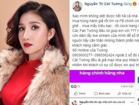 'Bà mối' Cát Tường phẫn nộ vì bị lợi dụng tên tuổi để bán hàng kém chất lượng