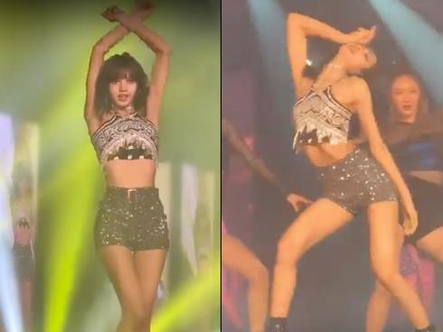 Lisa khoe vũ đạo bốc lửa nhưng khiến fan lo lắng về body 'da bọc xương'