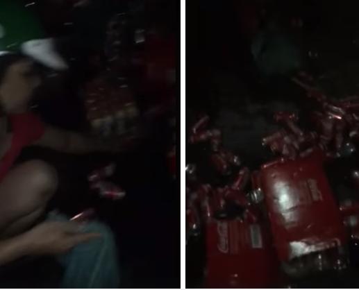 Clip: Mặc tài xế van xin, hai mẹ con mang bao tải đi hôi của còn thách thức: Cứ quay phim đi, gọi công an tới-1