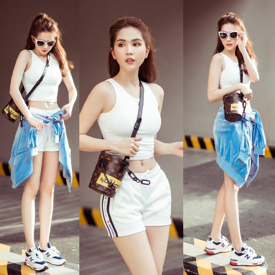 Tung clip diện bikini, Ngọc Trinh chính thức trở lại đường đua nóng bỏng của Vbiz-13