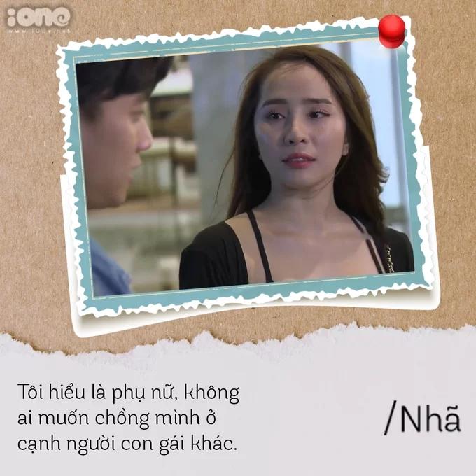 Lời thoại rao giảng đạo lý nhưng hành động trái ngược của Nhã Về nhà đi con-5