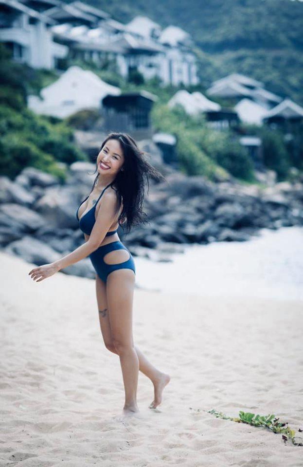 Giữa nghi án bầu bí lần hai, Vân Hugo tung ảnh bikini khoe vòng eo thon nuột-6