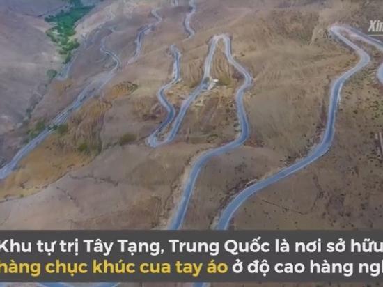 'Nghẹt thở' với cung đường nguy hiểm dài 30 km có tới 72 khúc cua