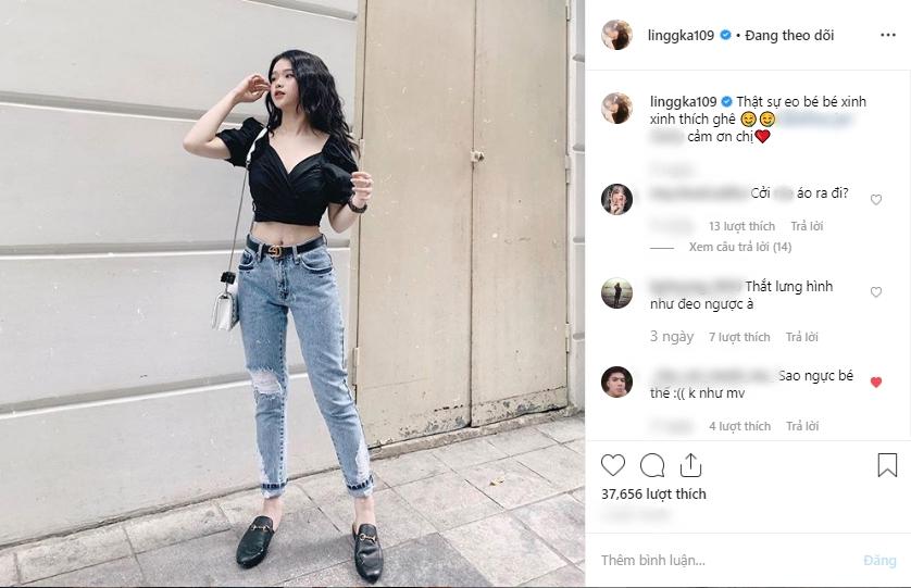 Linh Ka đeo thắt lưng hàng hiệu lại lộn tùng phèo thế này bảo sao antifan nghi dùng đồ fake-5
