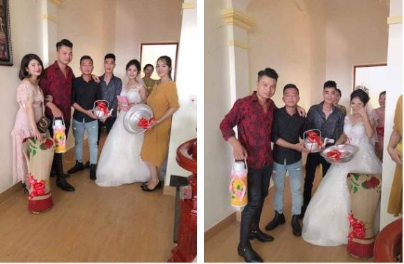 Đám cưới hot nhất mạng xã hội: Cô dâu được mừng cưới chục bao gạo siêu to khổng lồ khiến quan khách cười bò-7