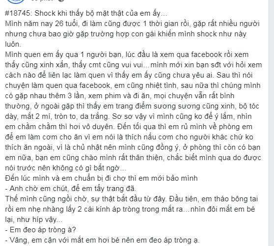 Sau khi chứng kiến bạn gái tẩy trang, chàng trai kiên quyết chia tay vì quá... sốc dù trước đó đã hẹn hò chán chê-1