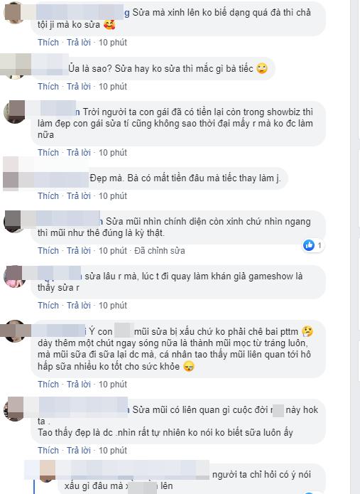 Chiếc mũi thẳng tưng như mọc từ trên trán xuống, Ninh Dương Lan Ngọc bị nghi mới dao kéo nên chưa vào form-3