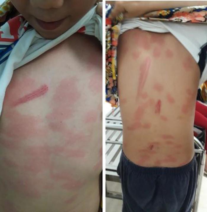 Cô ruột đánh cháu dã man: Má nhìn nó liếc con kìa-1