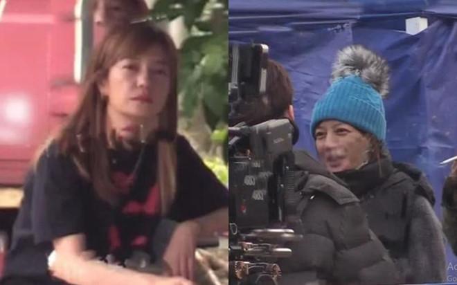 Triệu Vy hồn nhiên khoe mặt mộc già nua từ sân bay, phim trường đến chụp hình cùng Huỳnh Hiểu Minh-6