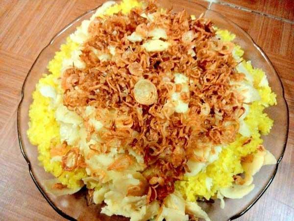 Hướng dẫn cách nấu xôi xéo bằng nồi cơm điện, dễ dàng mà thơm ngon-6