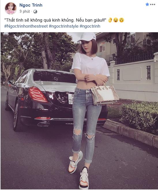 Ngọc Trinh lại gây tranh cãi khi tuyên ngôn: Thất tình không quá kinh khủng nếu bạn giàu-1