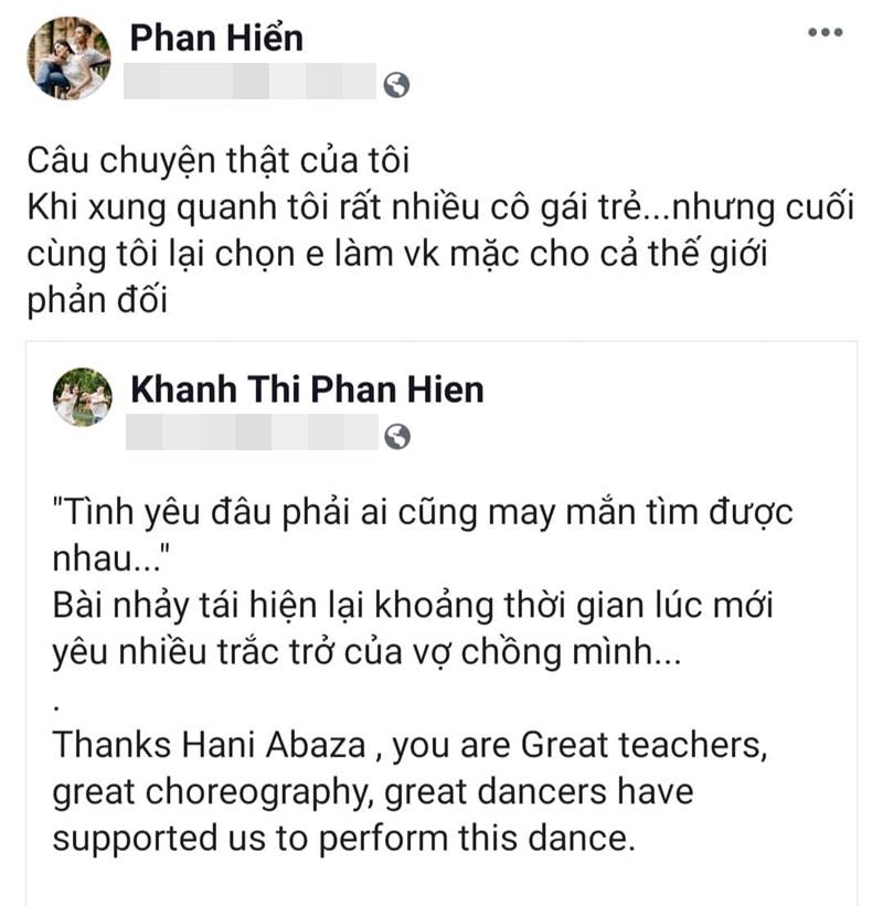 Biến Facebook thành tiểu thuyết ngôn tình mang tên Khánh Thi, có mấy ông chồng yêu vợ được như Phan Hiển!-2