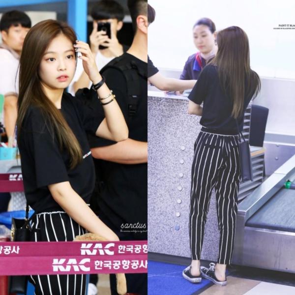 Level gợi cảm của Jennie (Black Pink) tại sân bay ngày càng thăng cấp, đảm bảo không ngán ai-2