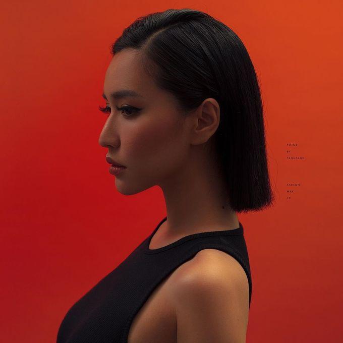 Nóng như thế này nếu còn ngại cắt tóc ngắn thì học Huyền Lizzie, Ngọc Trinh, Bảo Anh nhé!-3