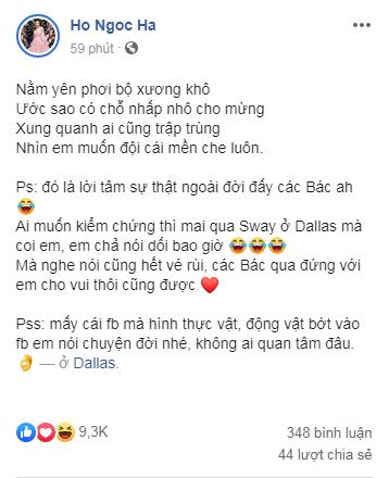 Làm thơ tự nhận mình là bộ xương khô, Hồ Ngọc Hà không quên chêm vài câu dằn hắt những kẻ soi mói-5
