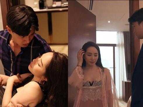 Quỳnh Nga: 'Tôi và Quốc Trường vừa gặp nhau đã hôn cuồng nhiệt'