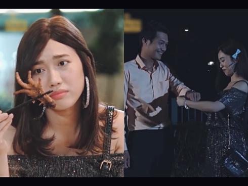 Sĩ diện trước mặt crush, Diệu Nhi nhận kết đắng khi phải 'hẹn hò' với chân gà trong tập 80 'Gia đình là số 1'