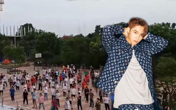 Clip: Trường THPT chọn siêu phẩm Hãy trao cho anh của Sơn Tùng làm nhạc nền cho tiết thể dục-3