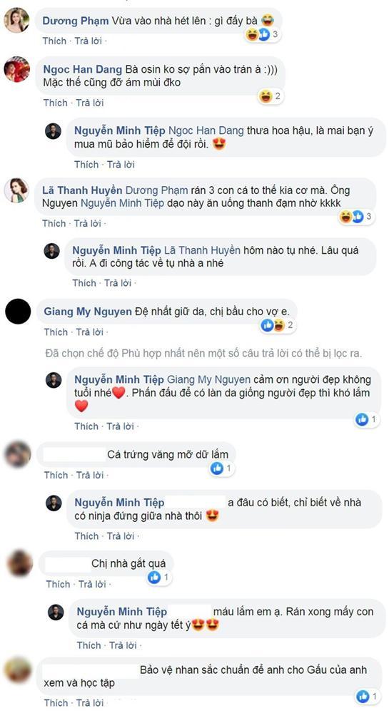 Vũ sắt Minh Tiệp tưởng cướp vào nhà khi mở cửa chứng kiến cảnh tượng vợ xinh rán cá-3