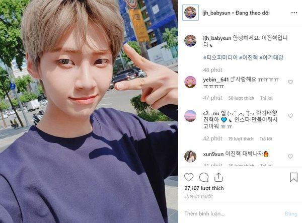 Produce X 101: Lee Jin Hyuk ra mắt tài khoản Instagram, đổi nghệ danh và kế hoạch tương lai-4