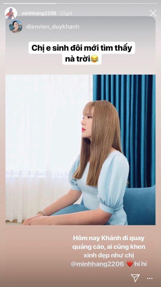 Minh Hằng lại kết nạp thêm Duy Khánh vào hội chị em song sinh không cùng huyết thống bởi sự giống nhau đến ngỡ ngàng-3