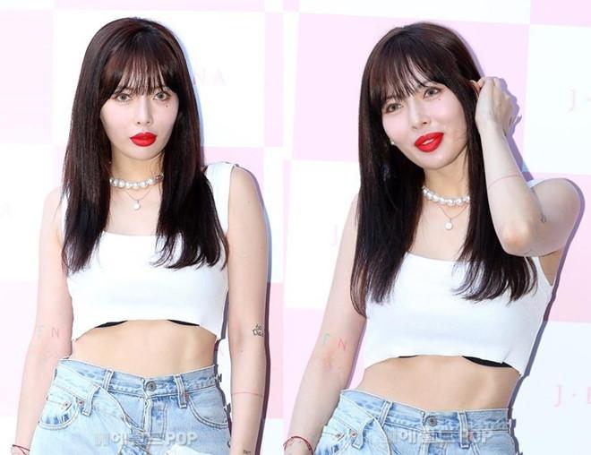 HyunA tiếp tục hở áo ngực sau ồn ào mặc phản cảm tại sự kiện-2