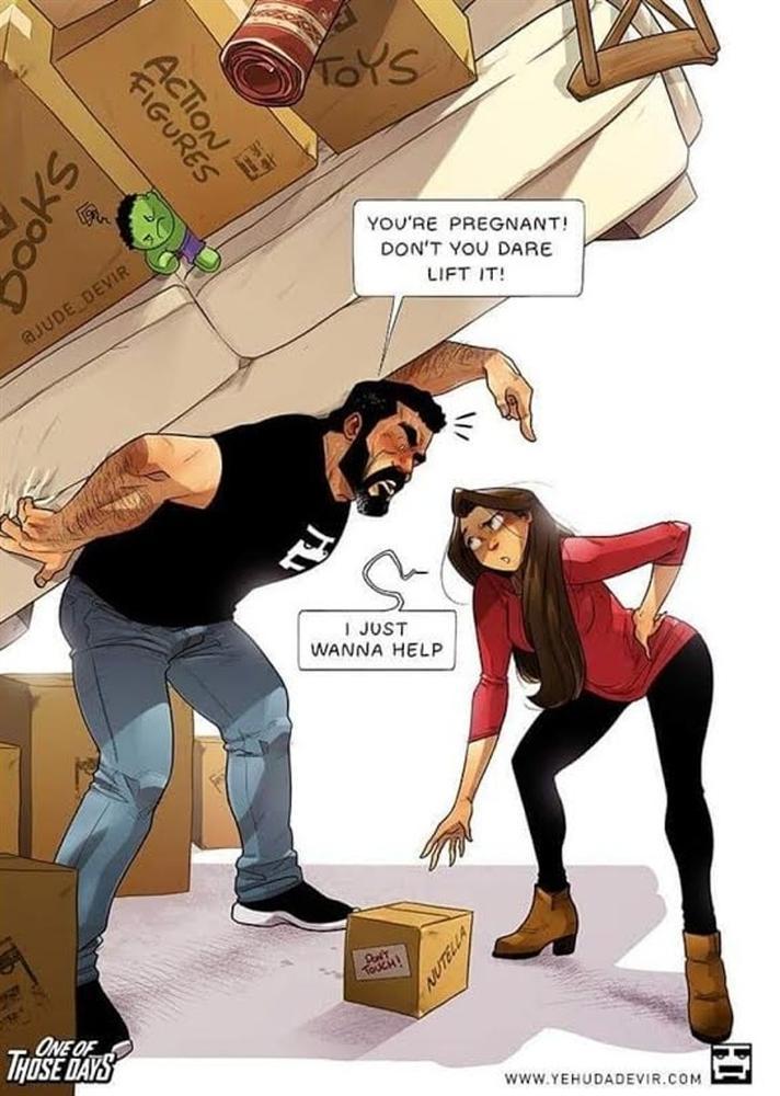 Bộ ảnh tả thực nỗi thống khổ khi phụ nữ mang bầu hút nghìn like, xem xong vừa buồn cười vừa xúc động-3