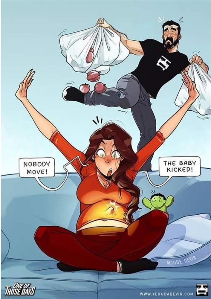 Bộ ảnh tả thực nỗi thống khổ khi phụ nữ mang bầu hút nghìn like, xem xong vừa buồn cười vừa xúc động-8