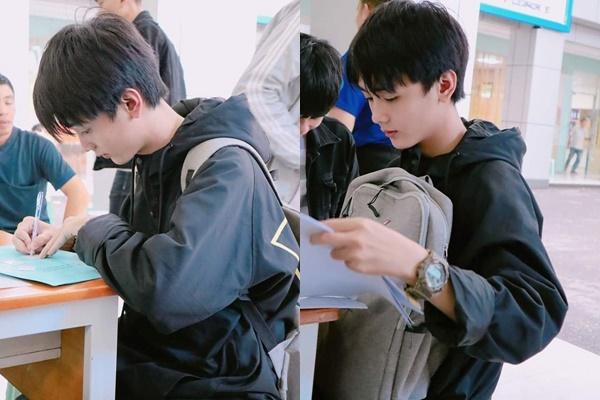 Ngay buổi đầu nhập học, nam sinh viên đã khiến hội gái xinh muốn trụy tim chỉ với 1 bức ảnh bị chụp trộm-1