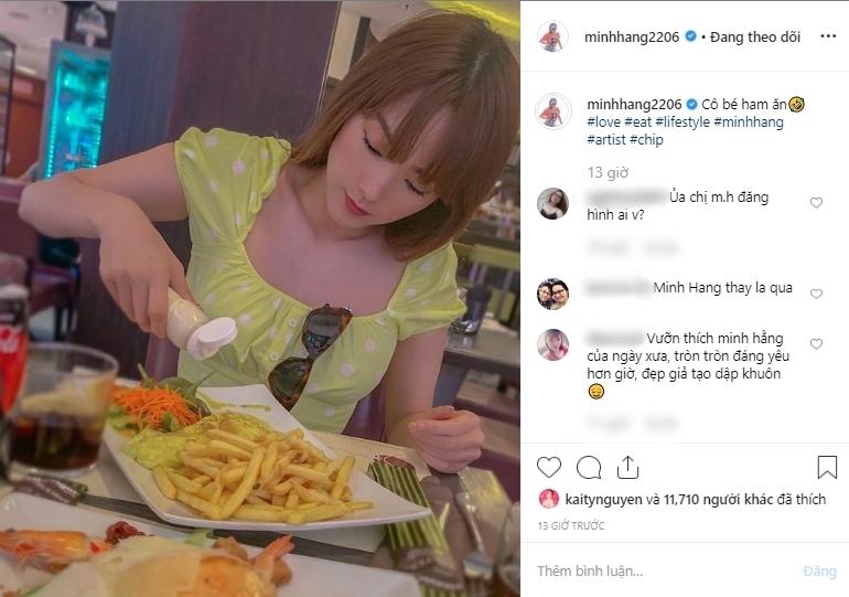 Minh Hằng khoe ảnh đi ăn mà fan không nhận ra nổi thần tượng: Đẹp mà giả tạo rập khuôn-1