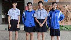 Trường học đầu tiên ở Đài Loan cho phép nam sinh mặc váy đi học
