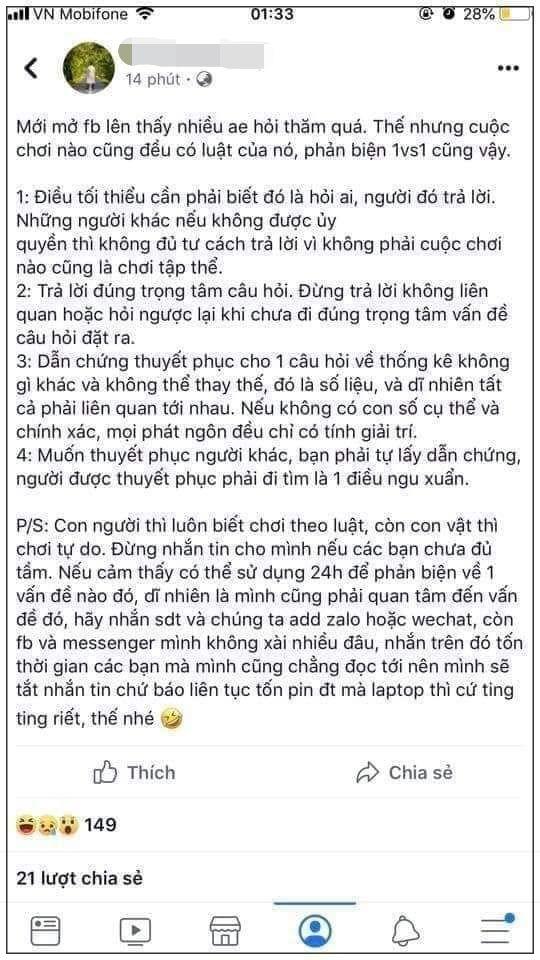 Hot nhất MXH hôm nay: Anh hùng bàn phím gặp trúng thí sinh Olympia và bị phản dame cực gắt đến mức phải khóa FB-5