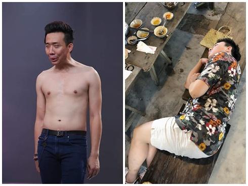 Khoe cảnh tập luyện lấy lại vóc dáng, Trấn Thành bị dân mạng giỡn mặt: 'Hít xong lấy sức ăn tiếp chứ gì?'
