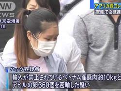 Chồng nữ sinh bị bắt vì mang 360 quả trứng và 10kg thịt lợn sang Nhật: 'Vợ tôi mang thêm ít đồ để ăn uống cho tiết kiệm'
